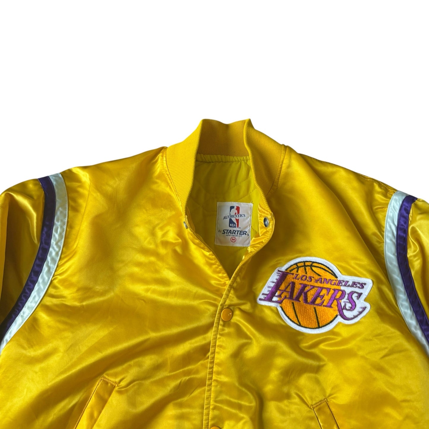 Los Angeles Lakers Satin Starter Jacket - Medium