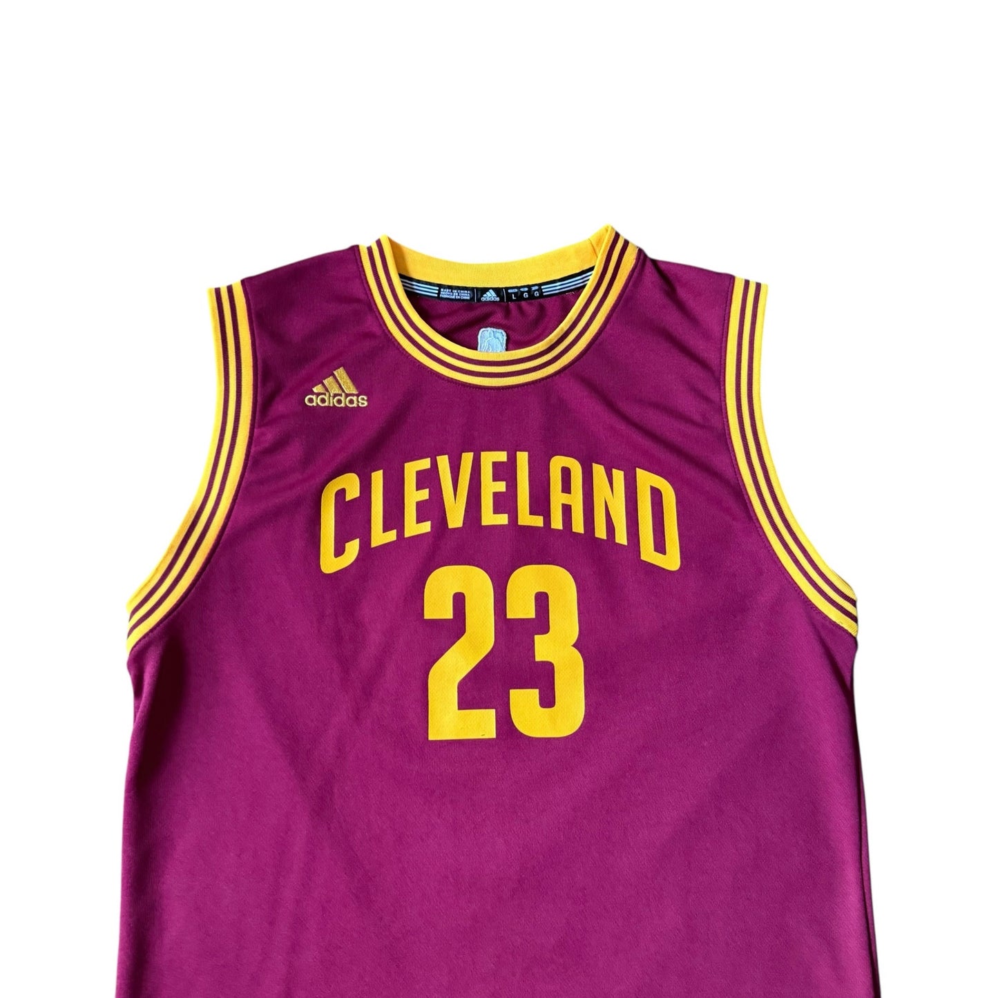 LeBron James #23 Cleveland Cavaliers Burgundy Jersey - Kids Large