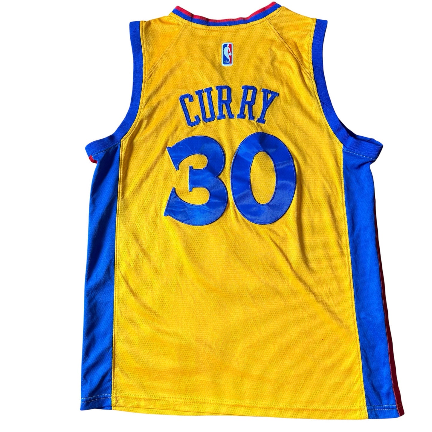 Steph Curry Golden State Warriors Yellow #30 Nike Jersey - Large