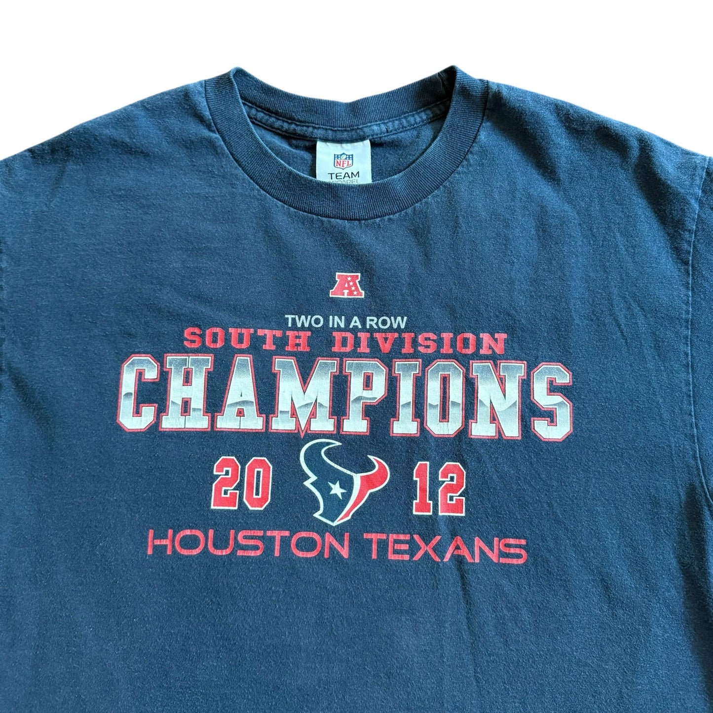 Houston Texans Graphic T-Shirt 2012 divisions champions - Large