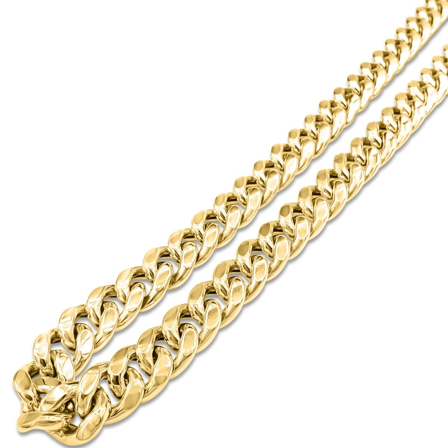 10K Yellow Gold Miami Cuban Link Chain