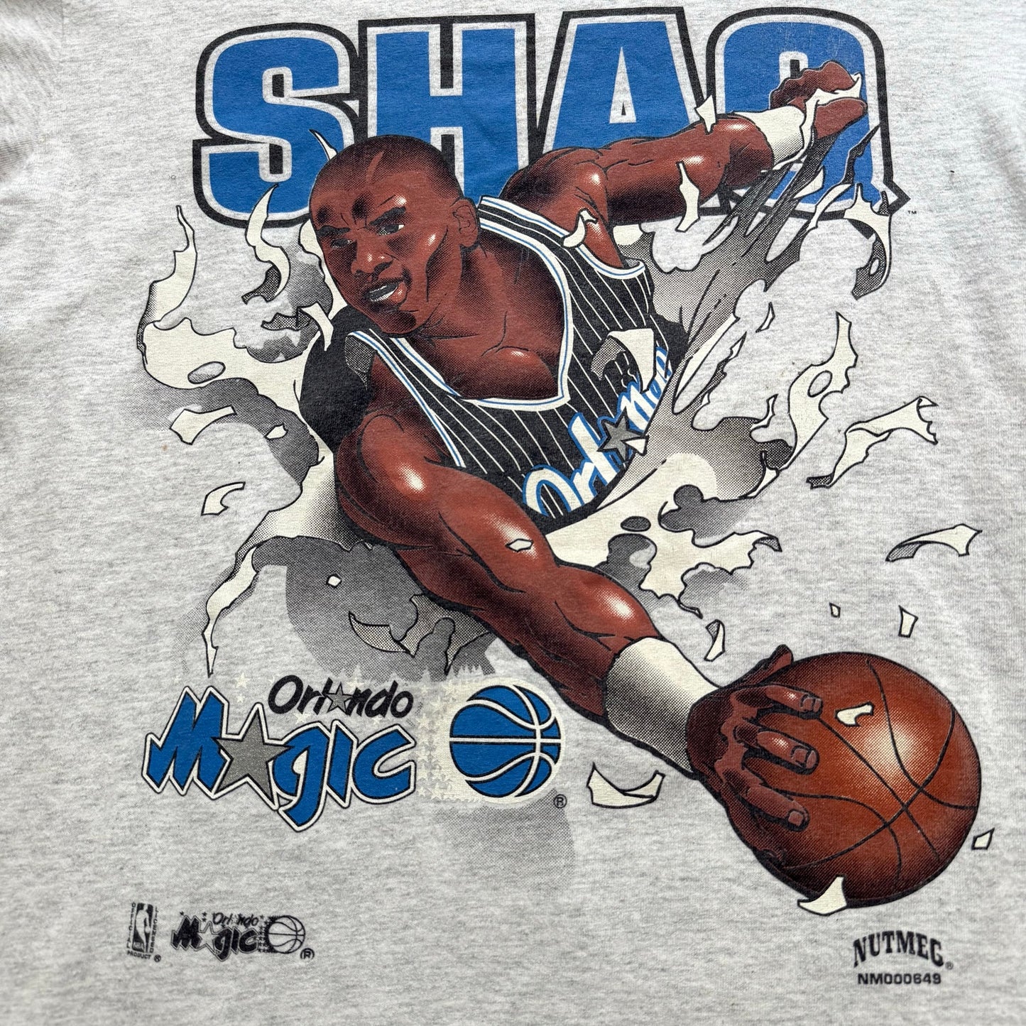 Vintage Shaquille O’Neal Orlando Magic Nutmeg T-Shirt Medium