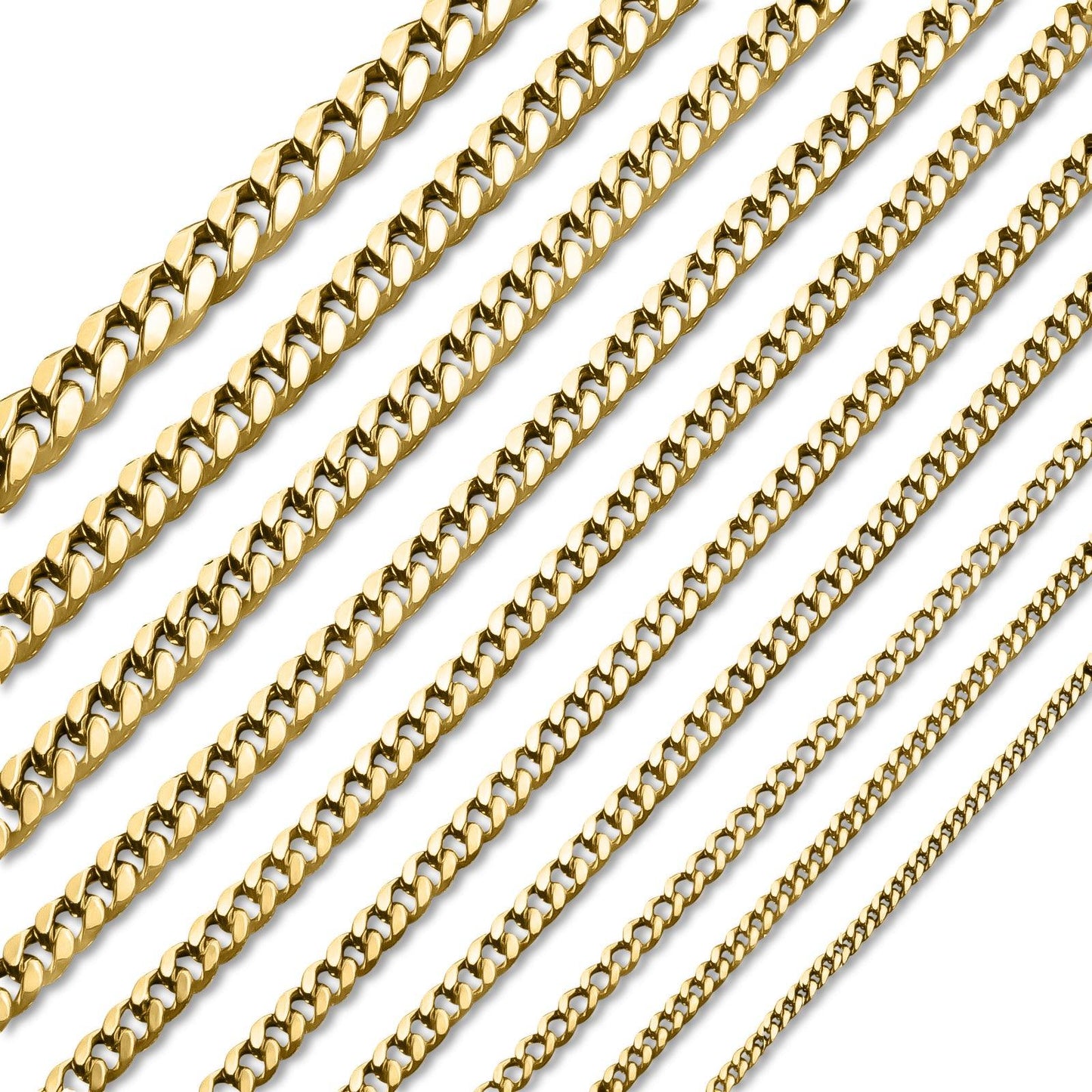 10K Yellow Gold Miami Cuban Link Chain
