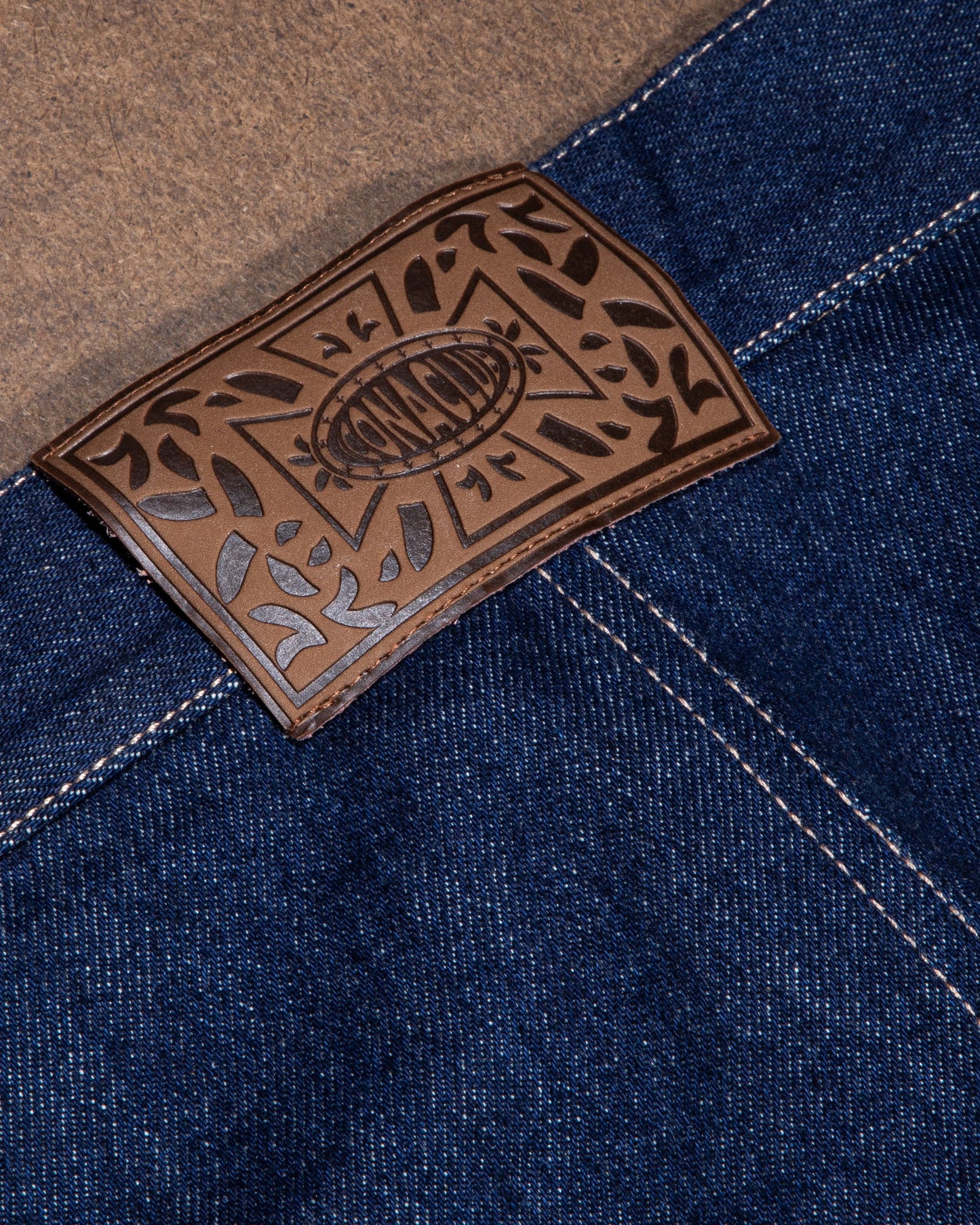 Wide Denim Crew Jeans