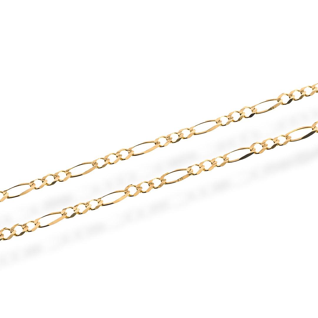 14K Gold Figaro Chain |