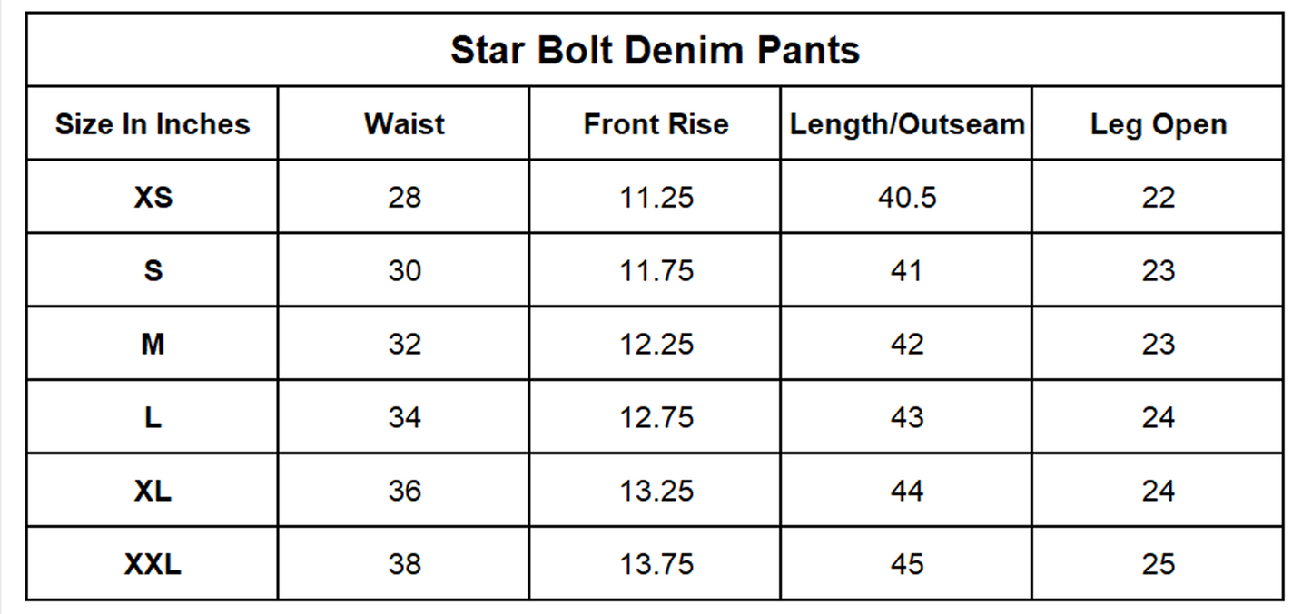 Star-Bolt Denim Jeans