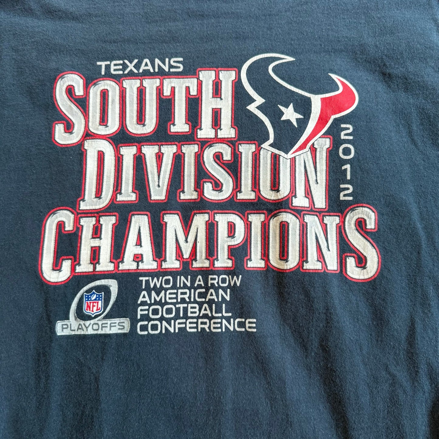 Houston Texans Long Sleeve T-Shirt- Medium