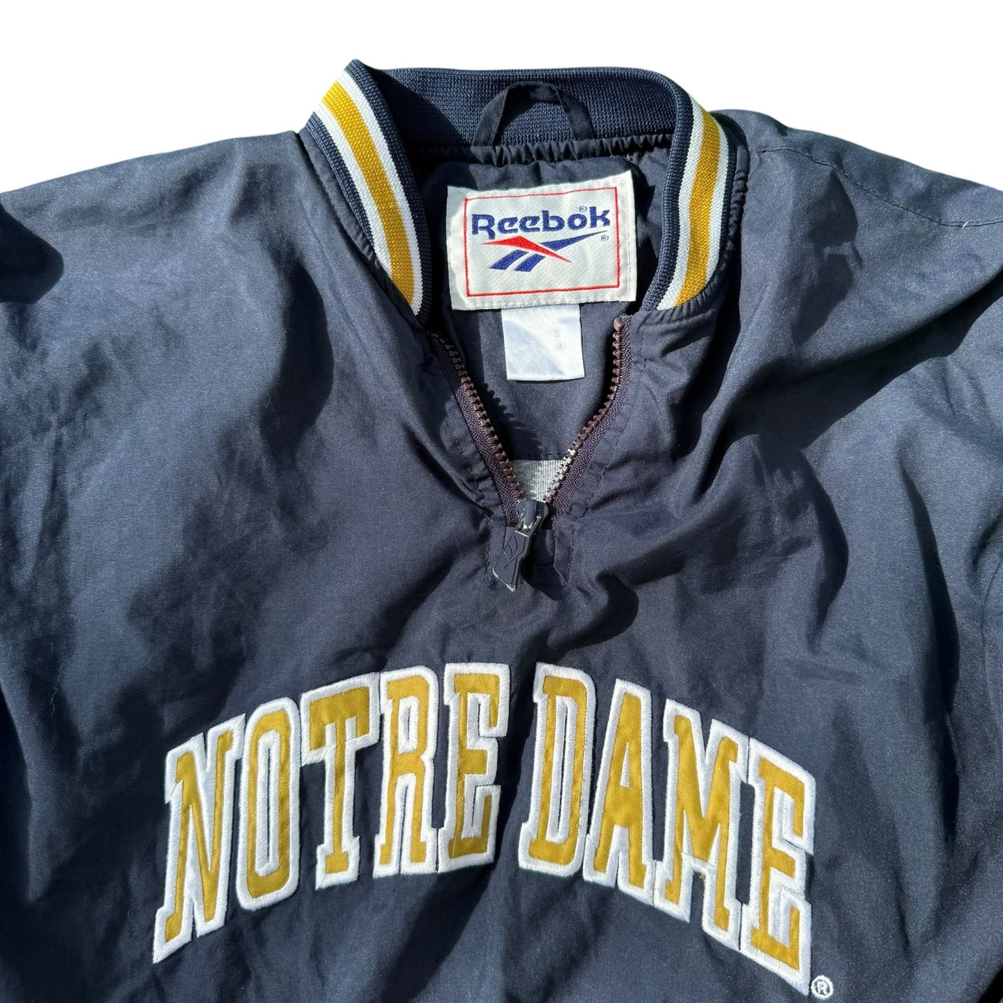 Note Dame Vintage Reebok Pullover - kids