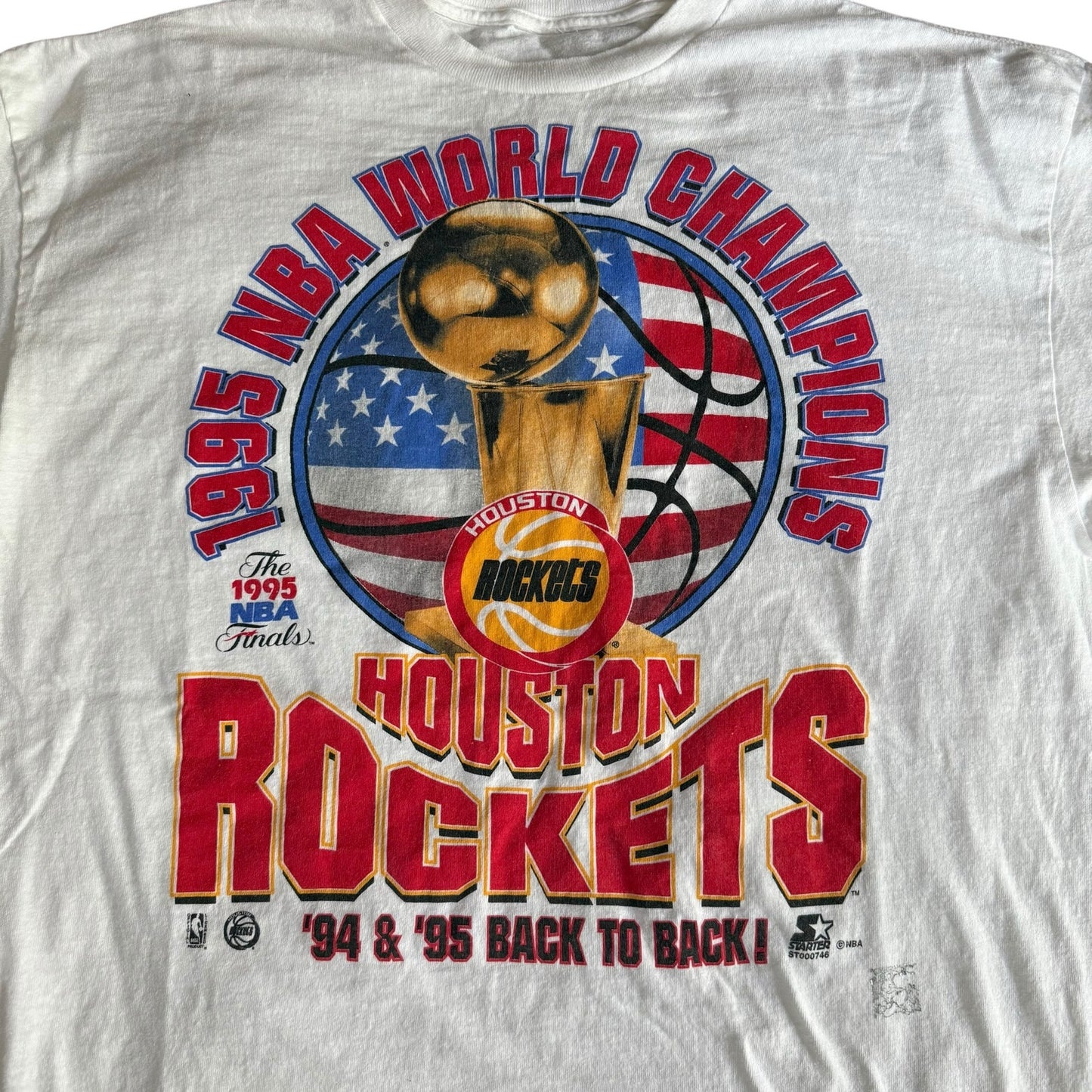 Houston Rockets Vintage Championship T-Shirt - XL