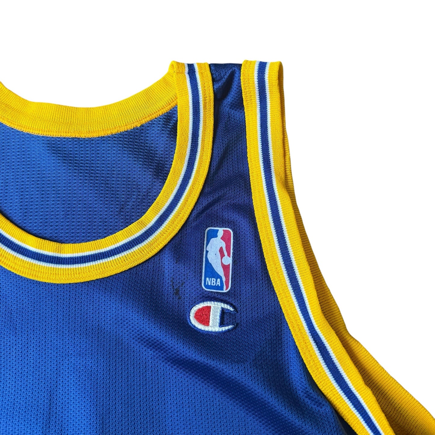 Golden State Warriors Tim Hardaway #10 Vintage Champion Jersey - Medium 40