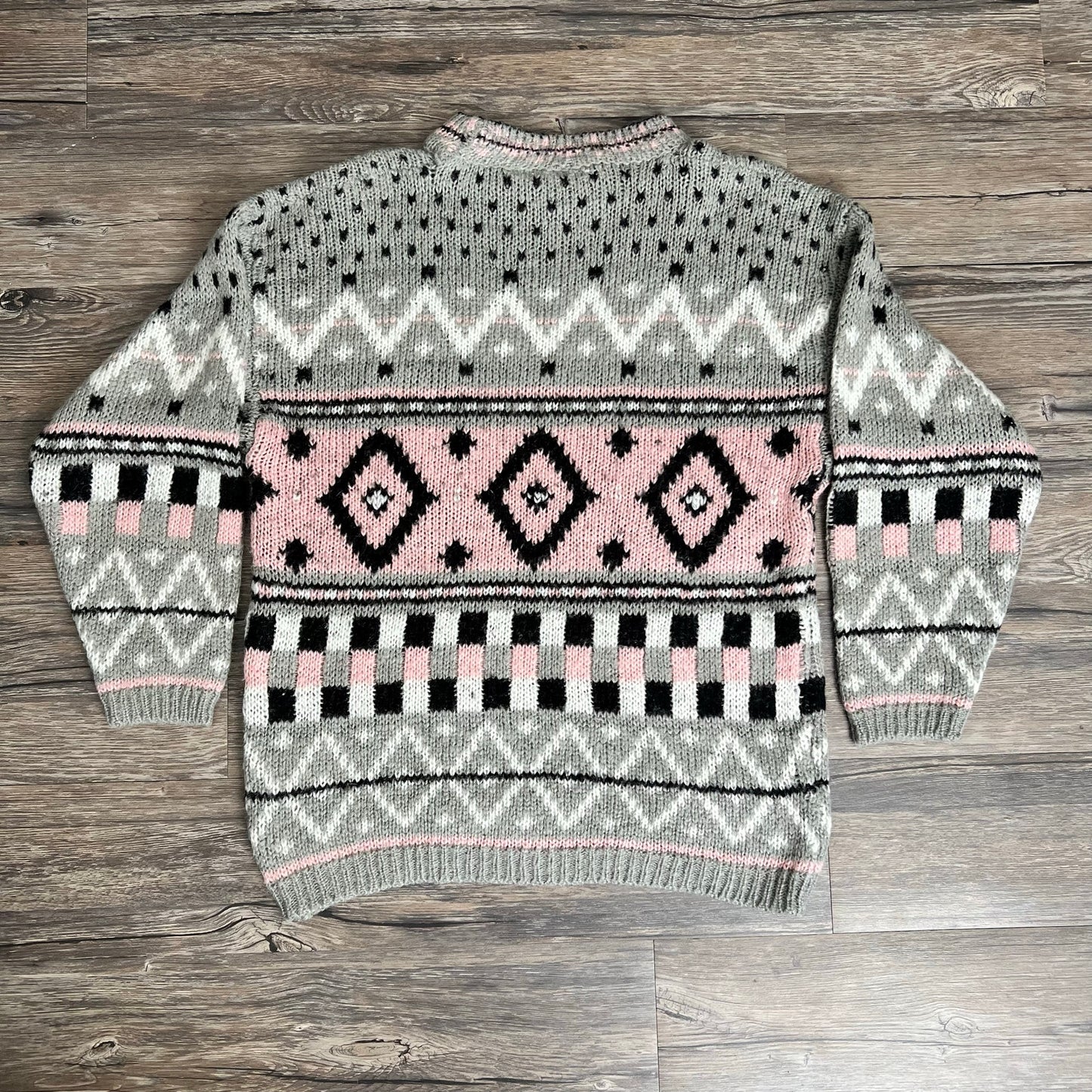 Diamond Print knitwear Sweater