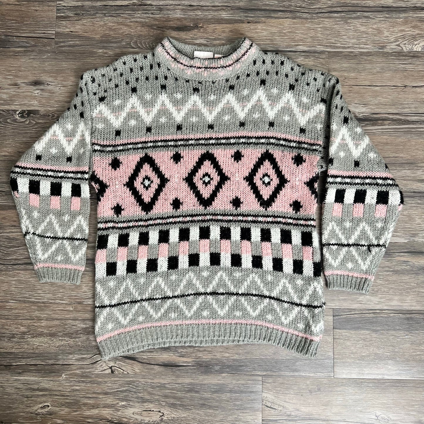 Diamond Print knitwear Sweater