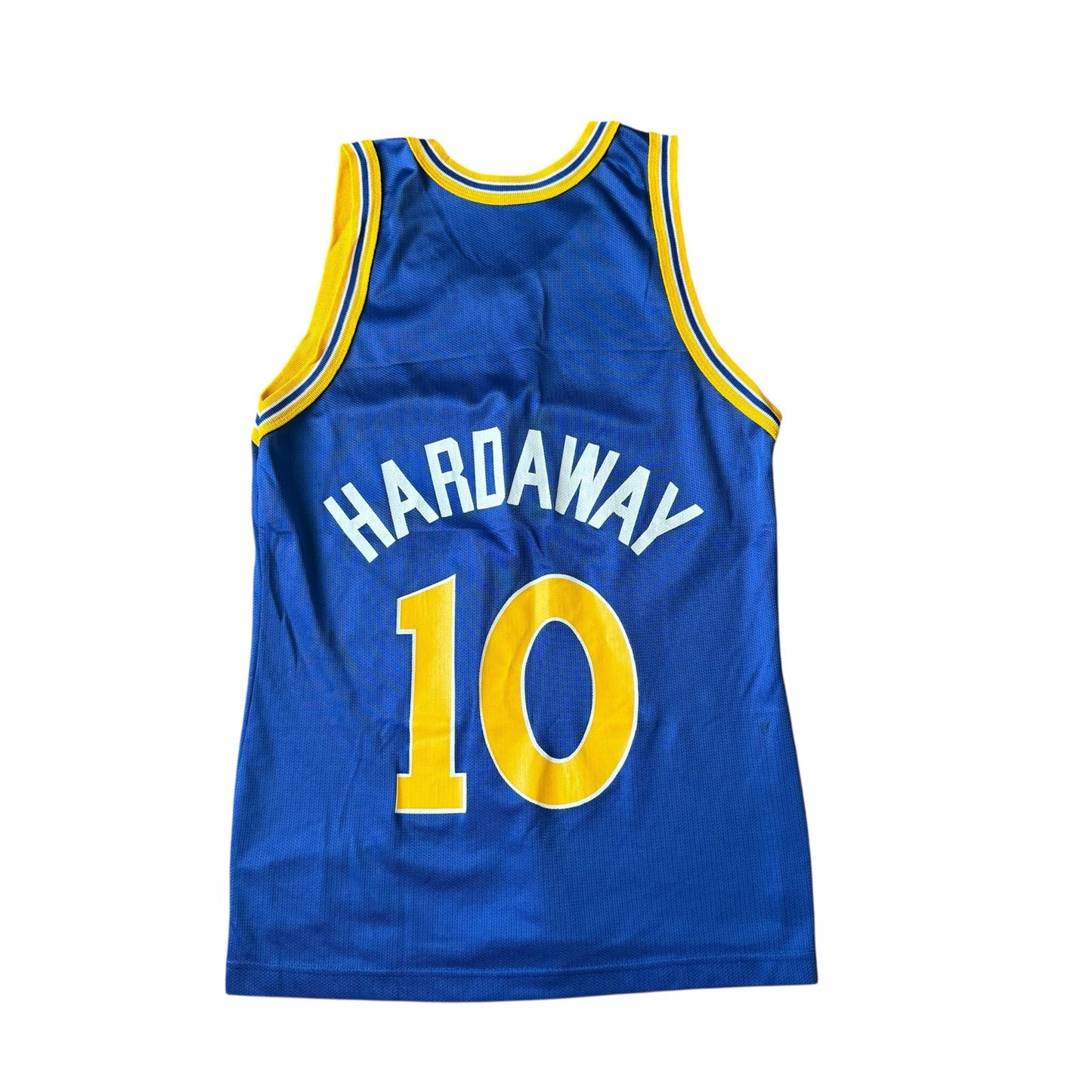 Golden State Warriors Tim Hardaway #10 Vintage Champion Jersey - Medium 40