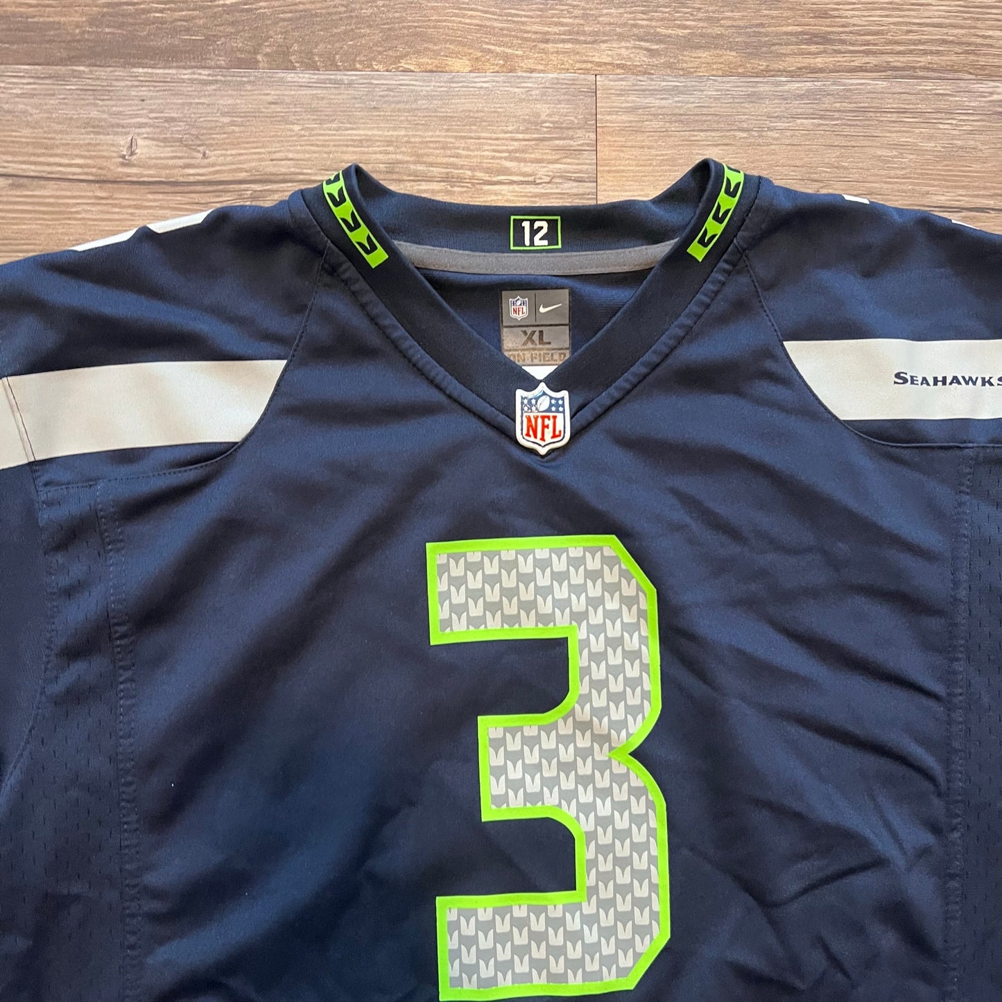 Seattle Seahawks Russel Wilson #3 Jersey