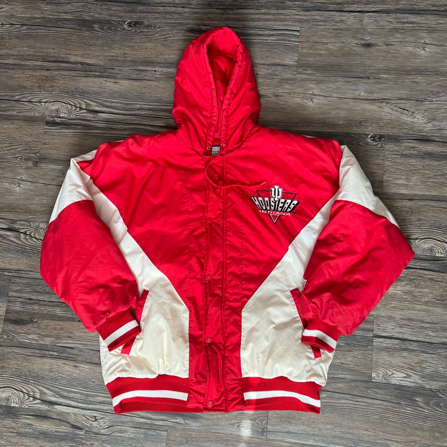 Logo 7 Vintage Indiana Hoosiers Puffer Jacket