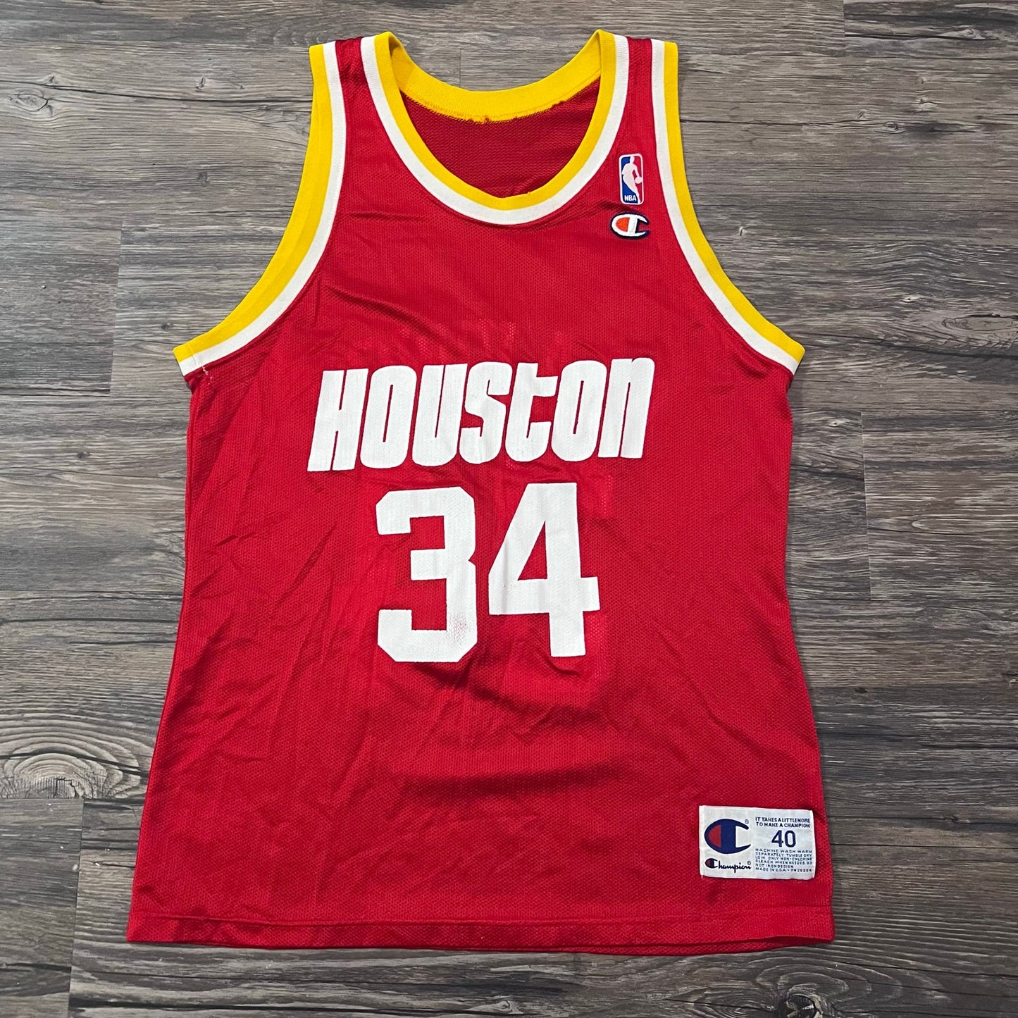 Houston Rockets Vintage Hakeem Olajuwon #34 Jersey