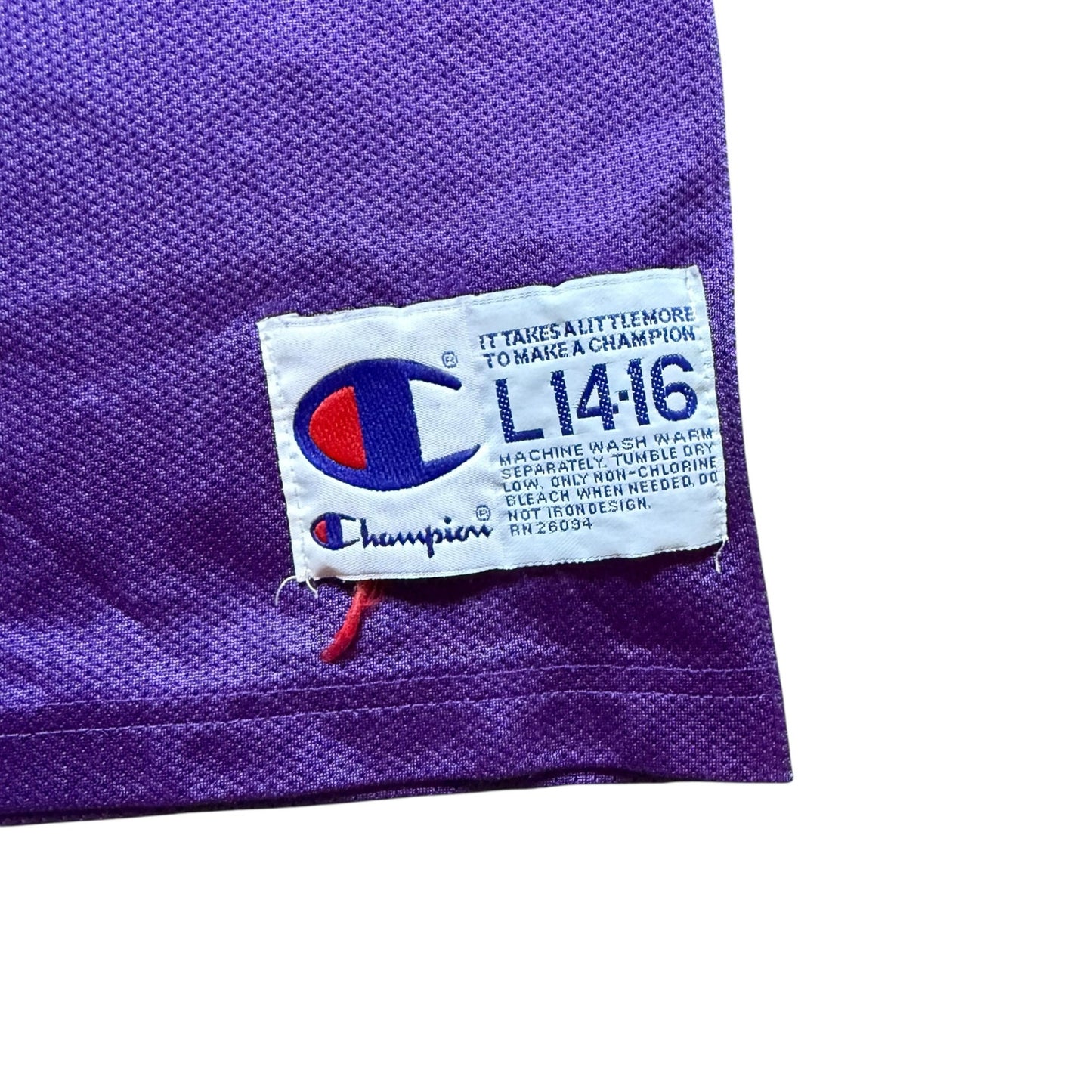 Shaquille O’Neal #34 Vintage Champion Jersey Purple - Boys 14-16 large