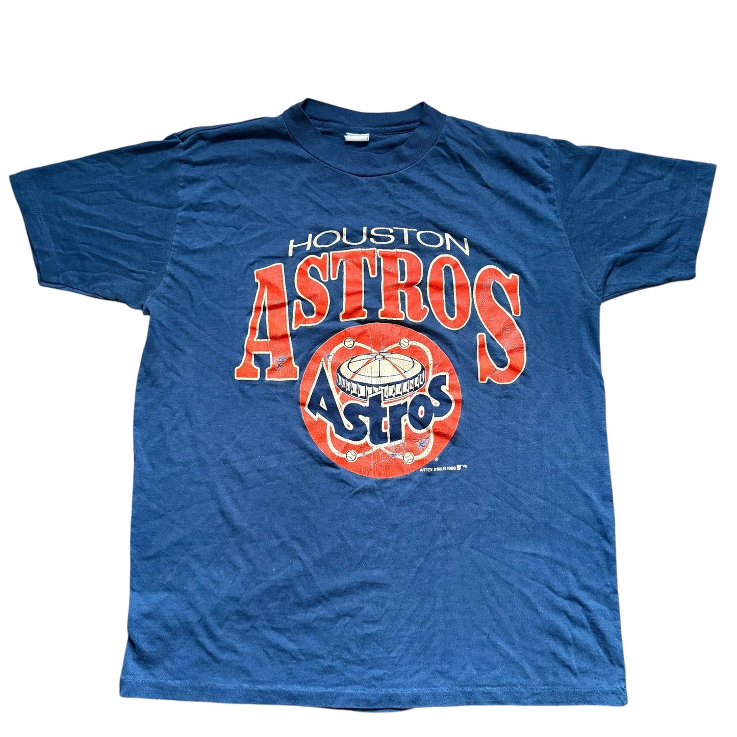 Houston Astros Vintage Graphic T-Shirt 80s - Men's Large
