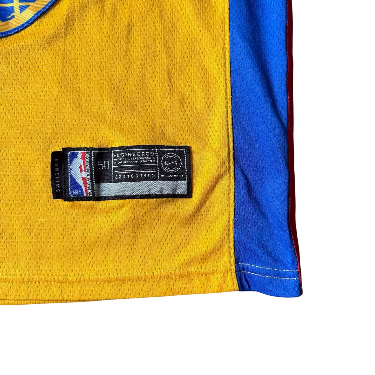 Steph Curry Golden State Warriors Yellow #30 Nike Jersey - Large