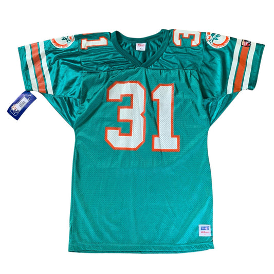 NWT Dolphins 80s Vintage Wilson #31 Eddie Hill Jersey - Medium
