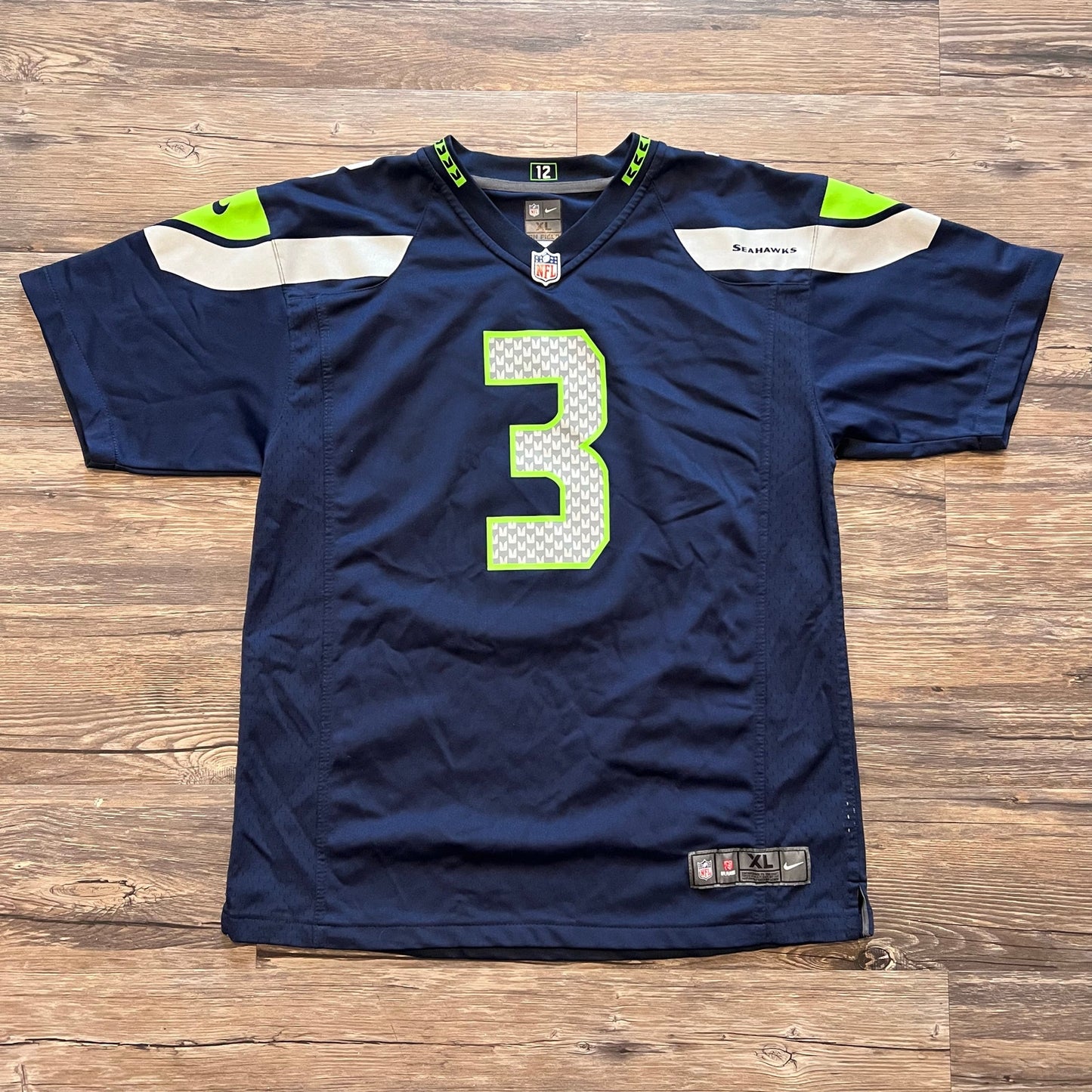 Seattle Seahawks Russel Wilson #3 Jersey