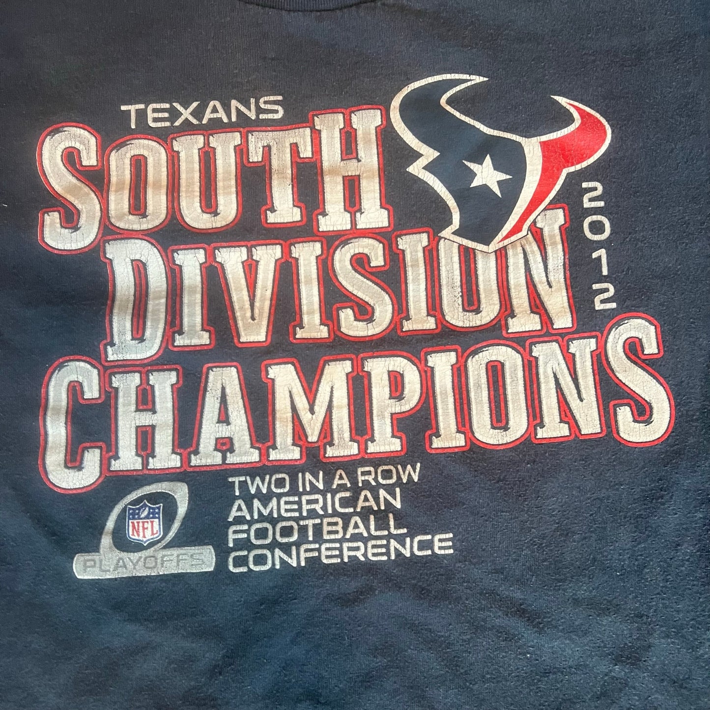 Houston Texans Division Champions T shirt 2012