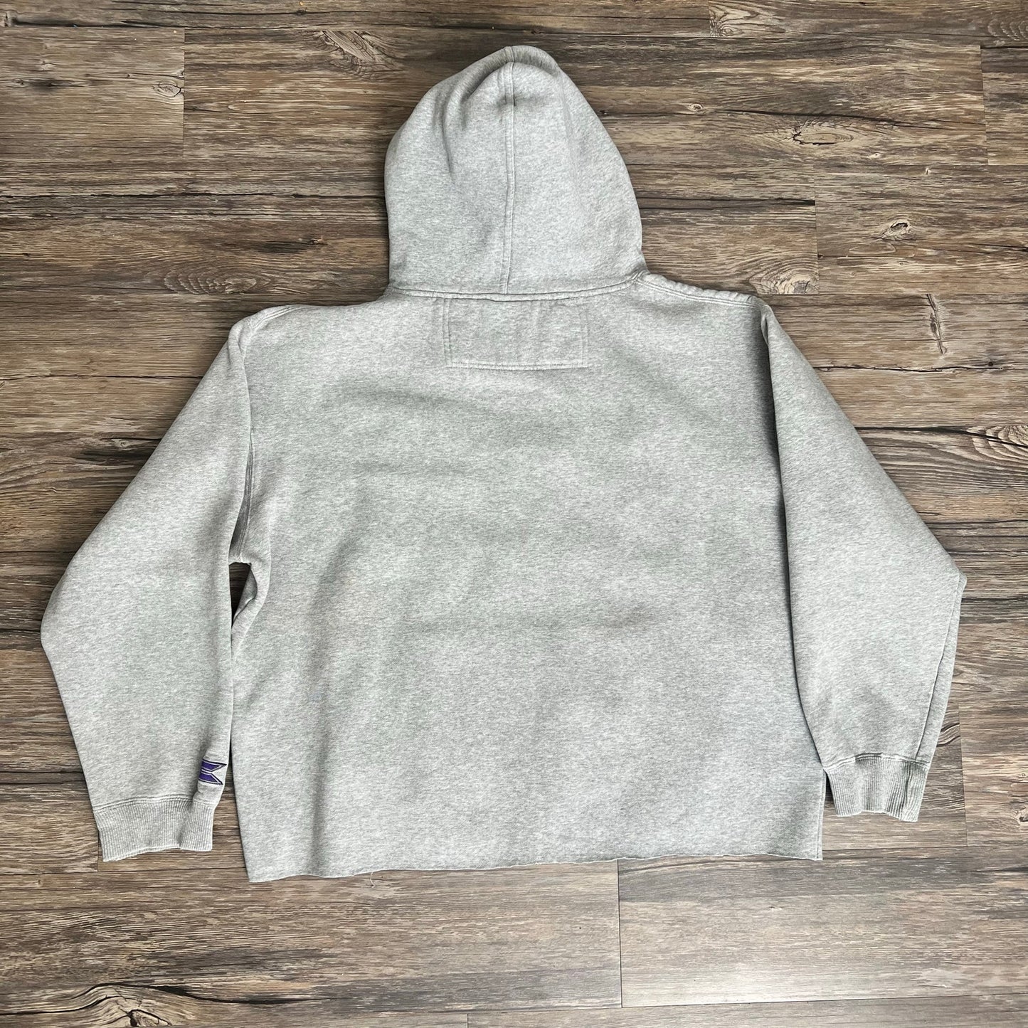 LSU Tigers Gray Hoodie Crop