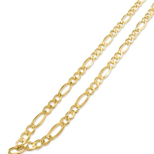 10K Gold Classic Figaro Chain