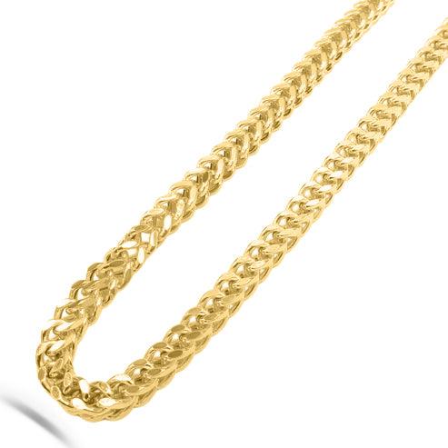 10K Gold- Solid Franco Chain (Yellow Gold)