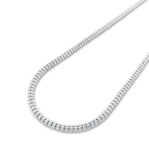 10K Gold- Ice Chain (White Gold)