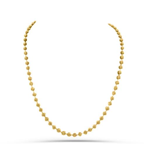10K Gold- Moon Cut Chain