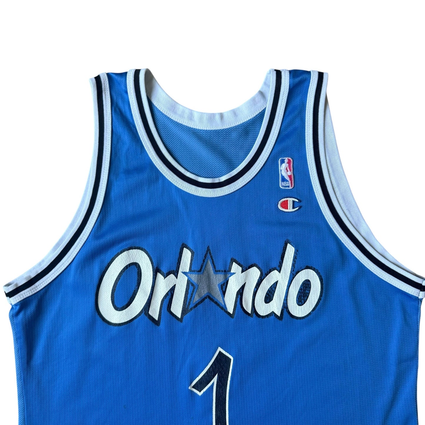 Orlando Magic Penny Hardaway #1 Vintage Champion Jersey - Large 44