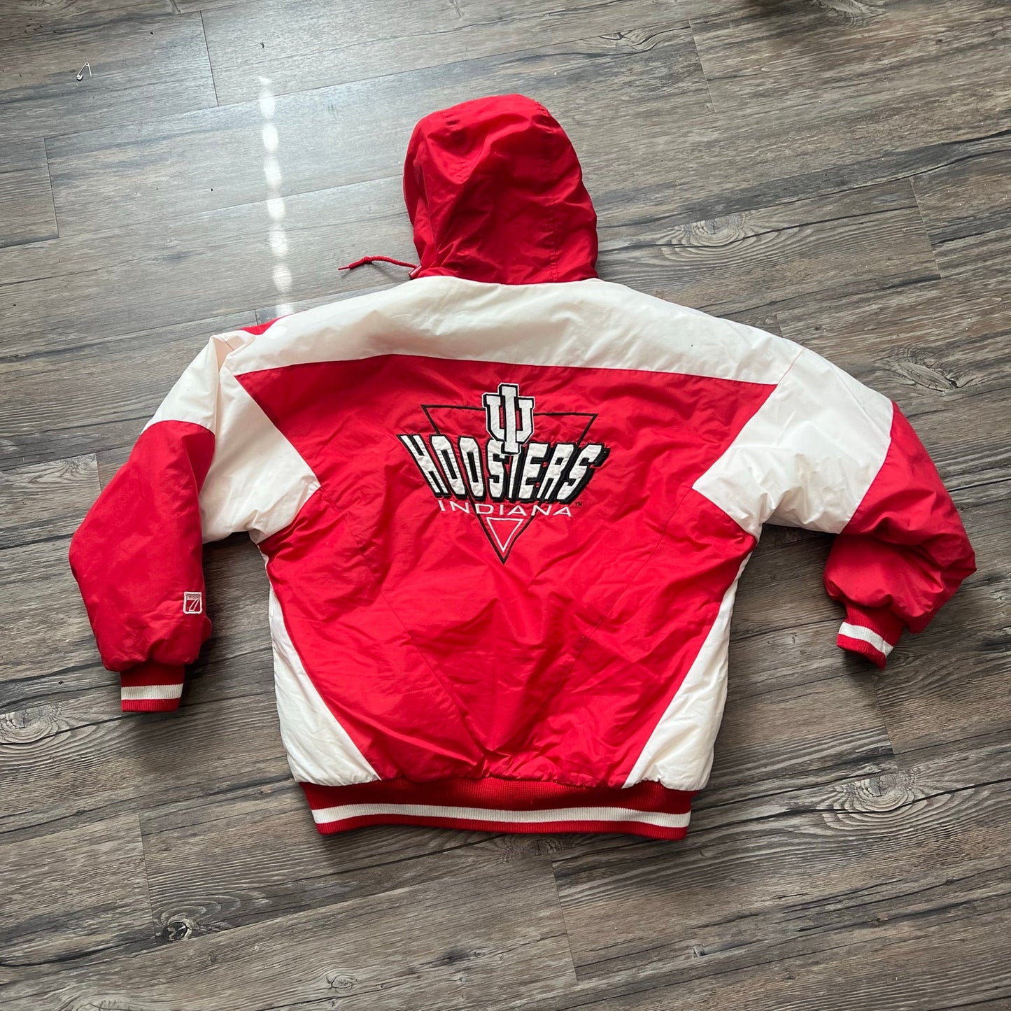 Logo 7 Vintage Indiana Hoosiers Puffer Jacket