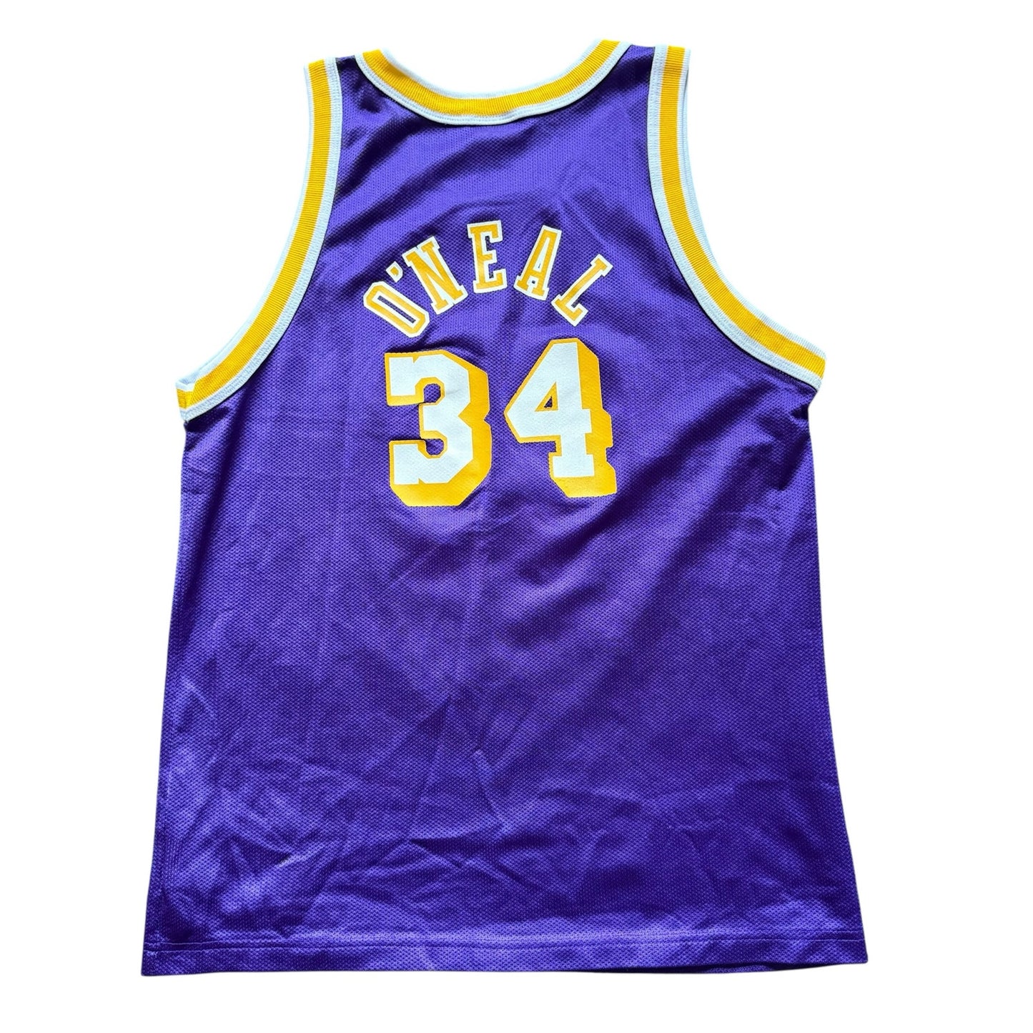 Shaquille O’Neal #34 Vintage Champion Jersey Purple - Boys 14-16 large