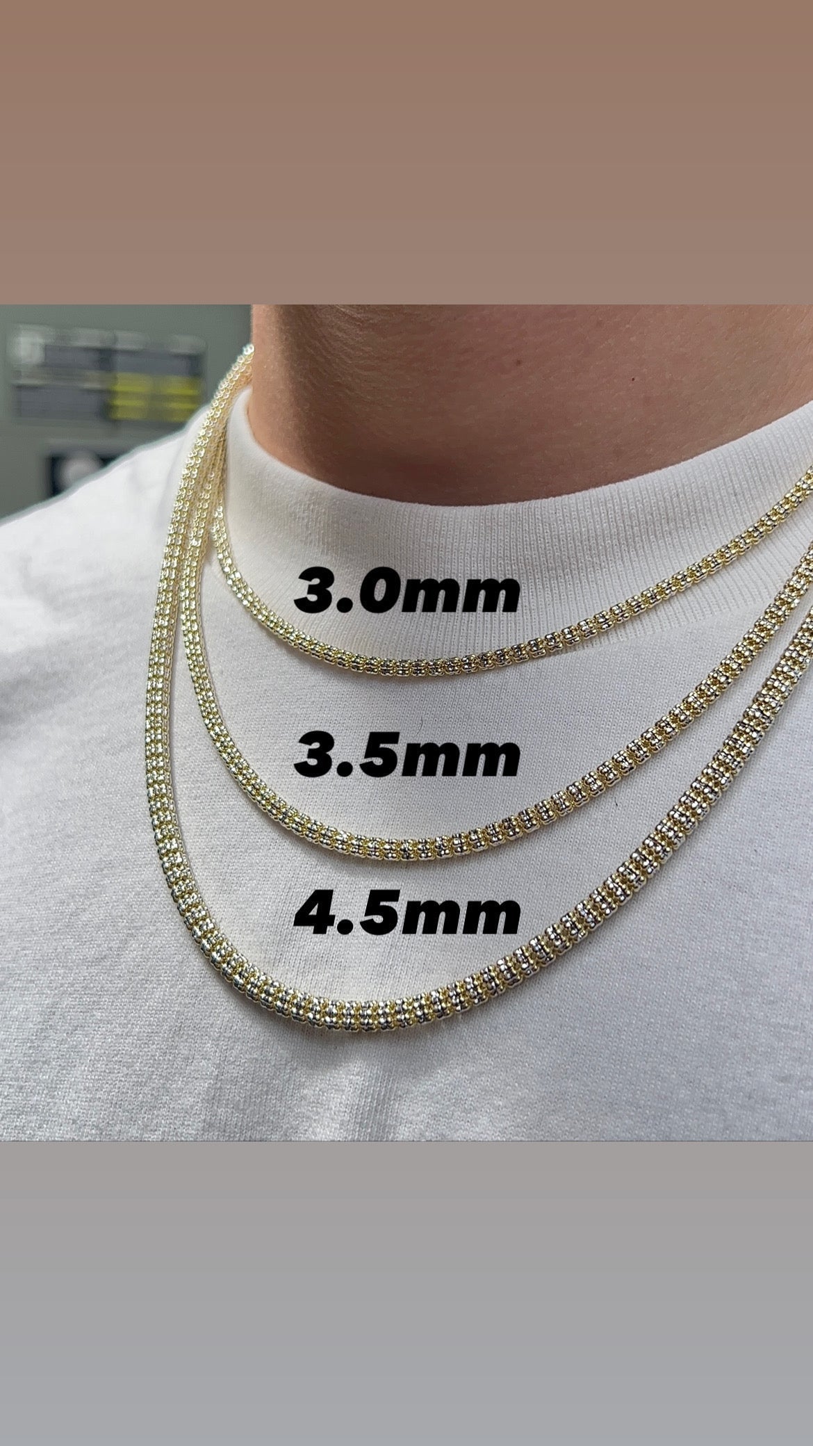 10K Yellow Gold Ice Chain: Get Yours Today!